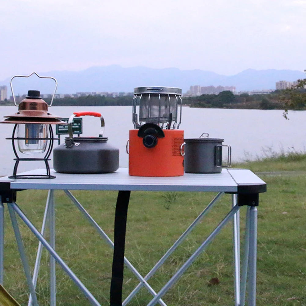 2 in 1 Camping Stove & Gas Heater: Outdoor Multi-Function Appliance!