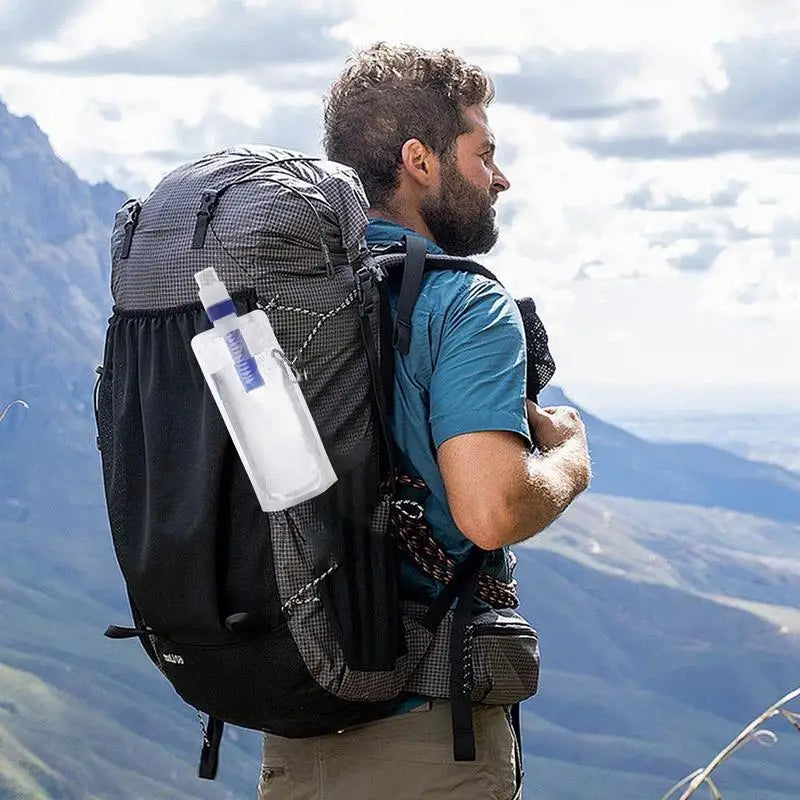 Foldable Water Bottle with Filter – Pure Hydration on every adventure!