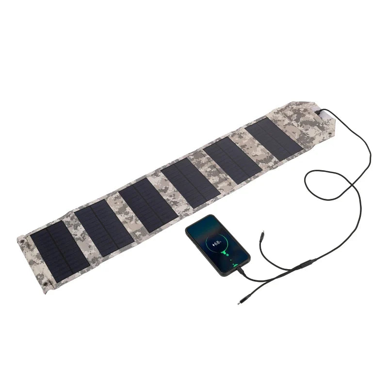 Solar Folding Bag: Portable Solar Charger for On-The-Go Adventures!