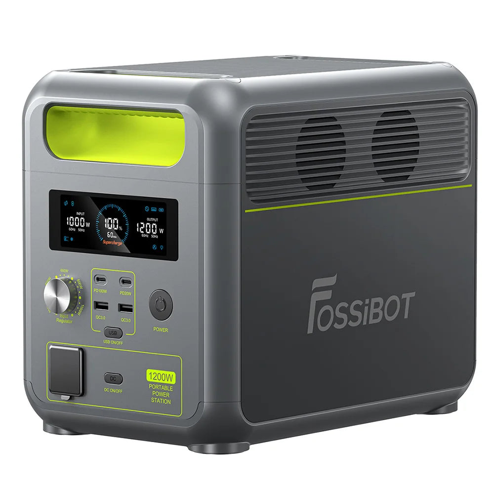 FOSSiBOT F1200 Portable Power Station – Smart Power for Modern Adventures
