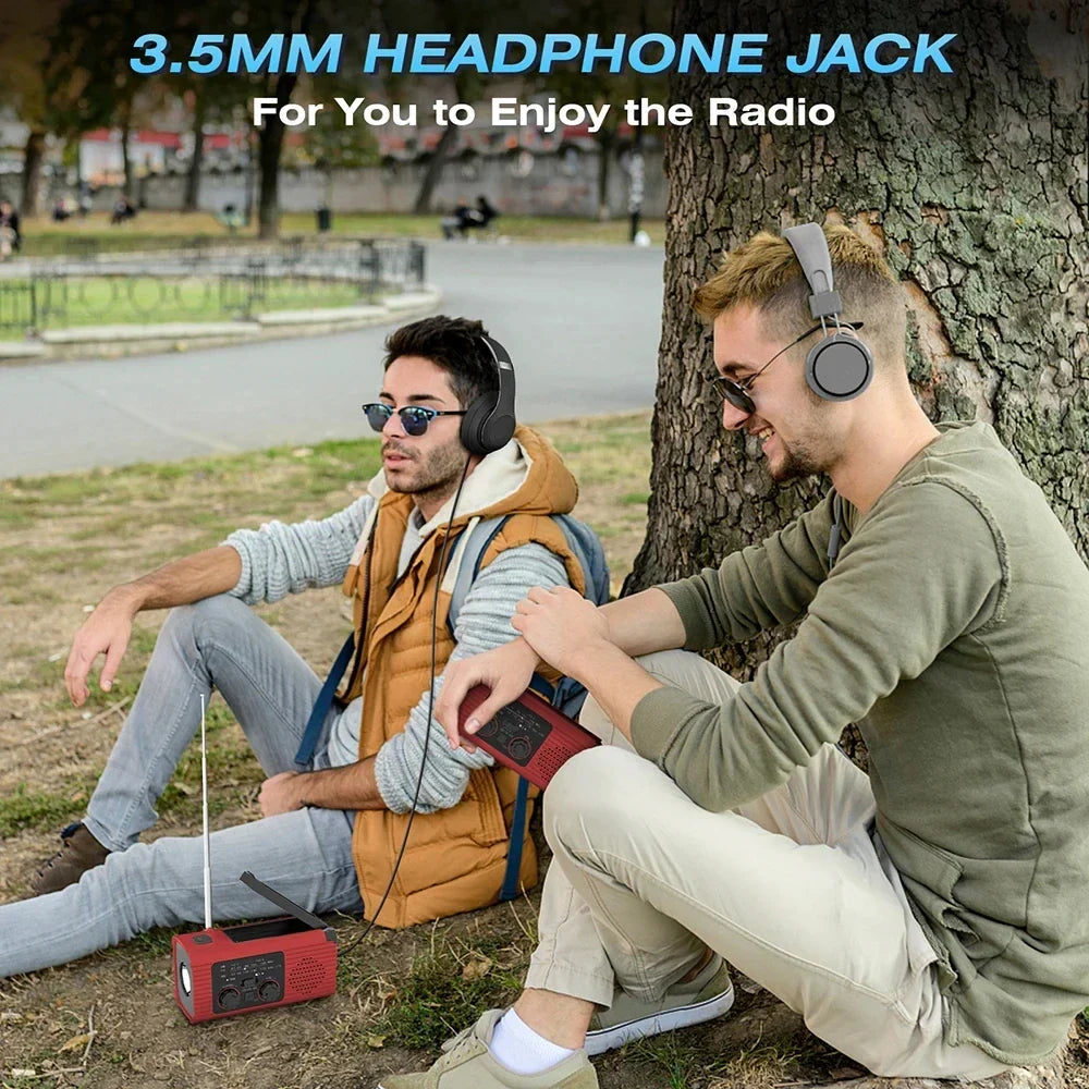 Portable Emergency Radio & LED Light: Your Ultimate Off-Grid Companion