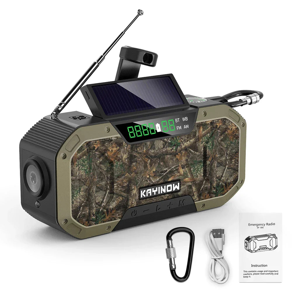 Emergency Sun Power Multifunctional Emergency Radio: Be Ready Anywhere