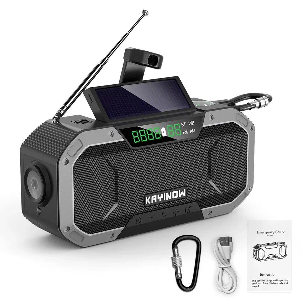 Emergency Sun Power Multifunctional Emergency Radio: Be Ready Anywhere