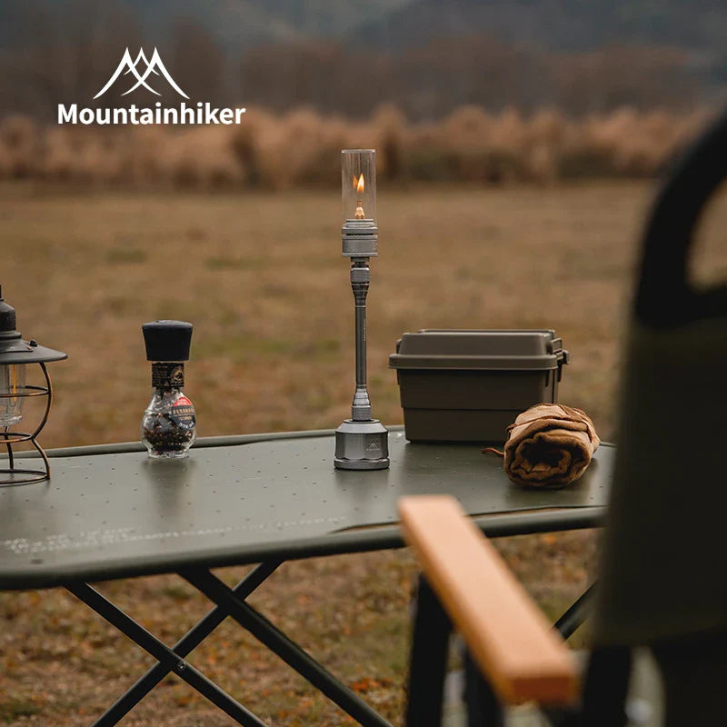 MOUNTAINHIKER Outdoor Gas Light Set: Retro-Style Ambience for Outdoor!