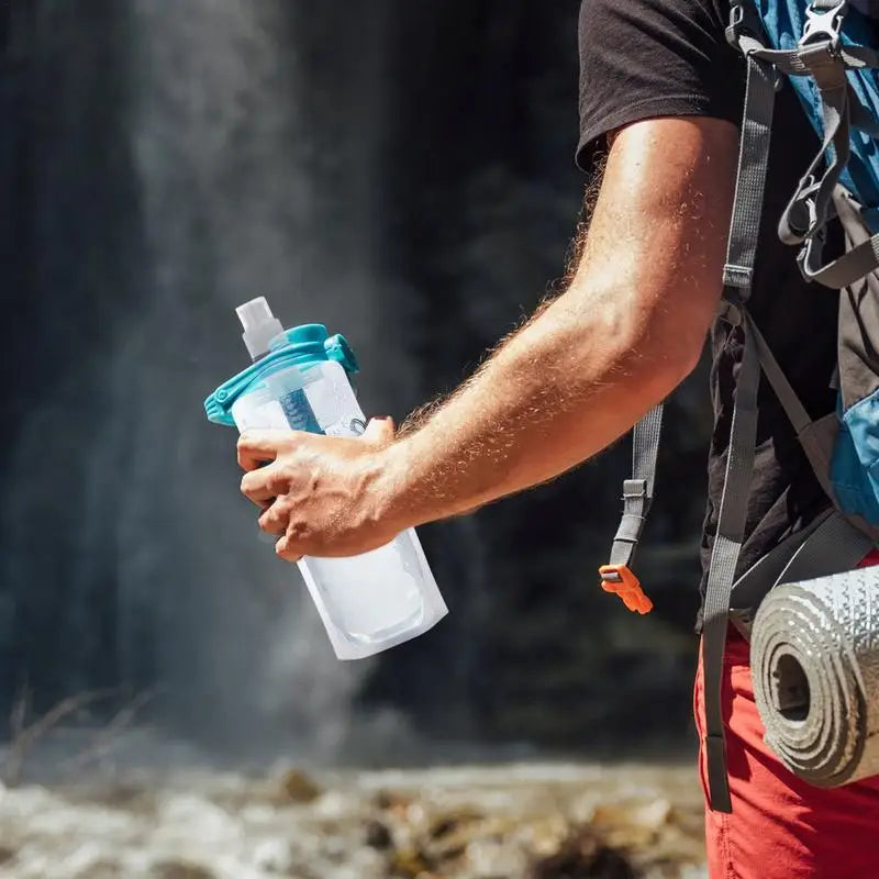 Foldable Water Bottle with Filter – Pure Hydration on every adventure!
