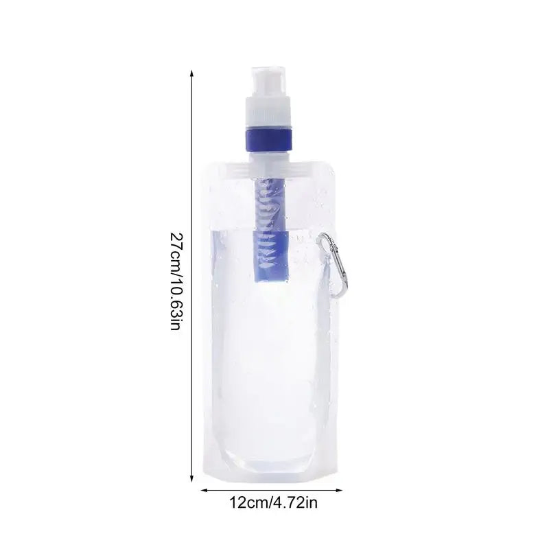 Foldable Water Bottle with Filter – Pure Hydration on every adventure!