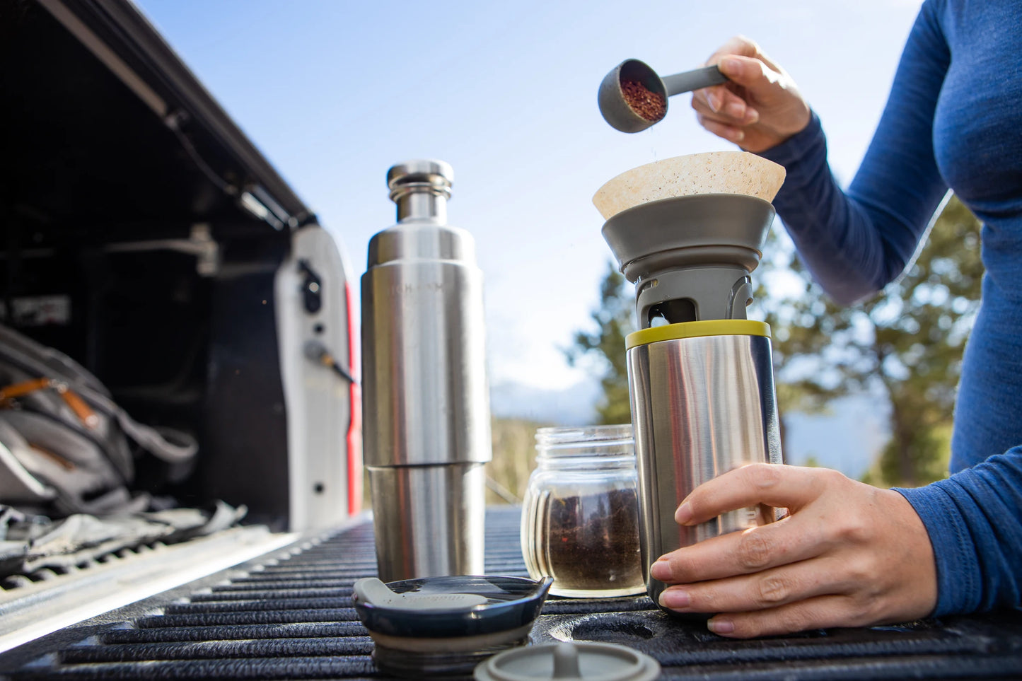 WACACO Cuppamoka – Portable Pour-Over Coffee Maker with Thermo Mug