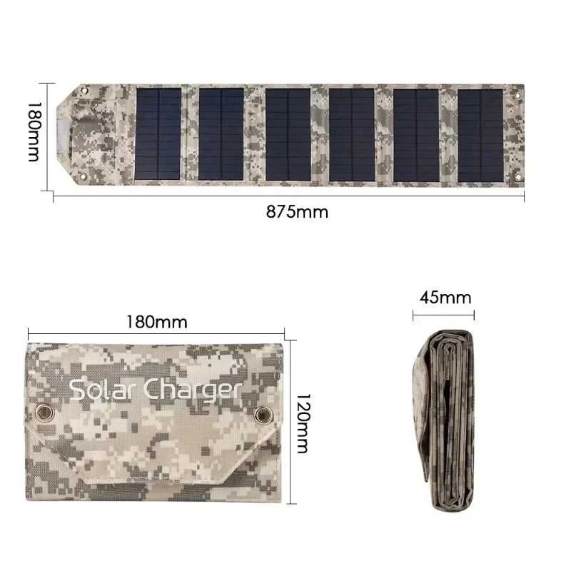 Solar Folding Bag: Portable Solar Charger for On-The-Go Adventures!
