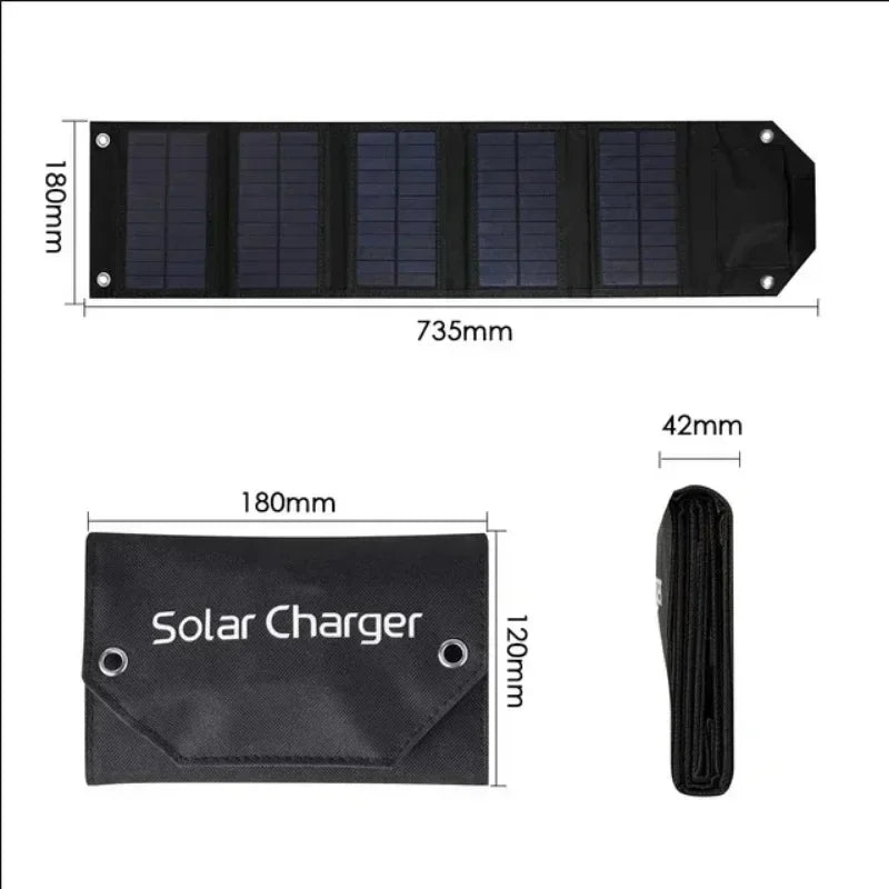 Solar Folding Bag: Portable Solar Charger for On-The-Go Adventures!