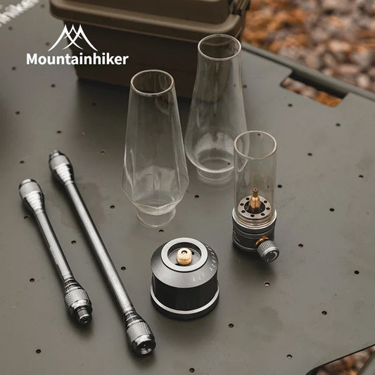MOUNTAINHIKER Outdoor Gas Light Set: Retro-Style Ambience for Outdoor!