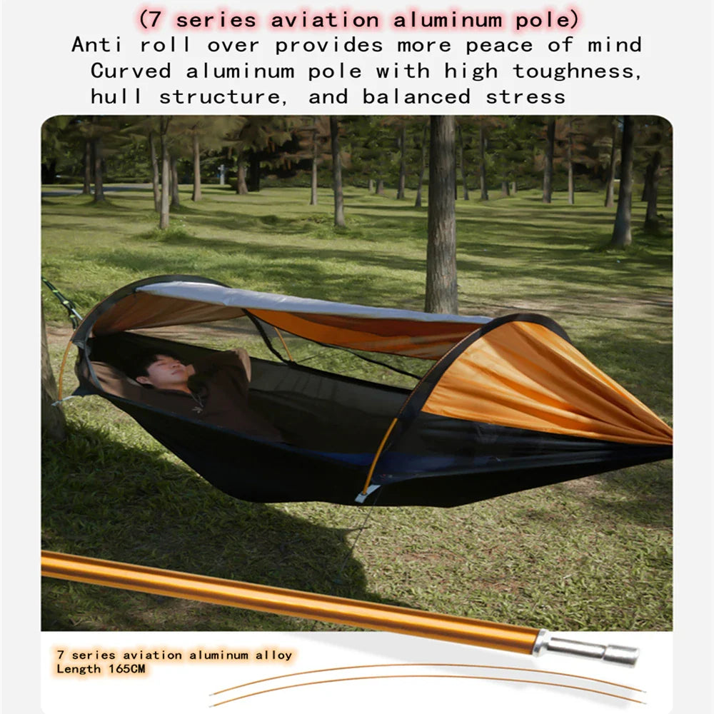 Portable Camping Mosquito Net Hammock – The Ultimate Outdoor Comfort!
