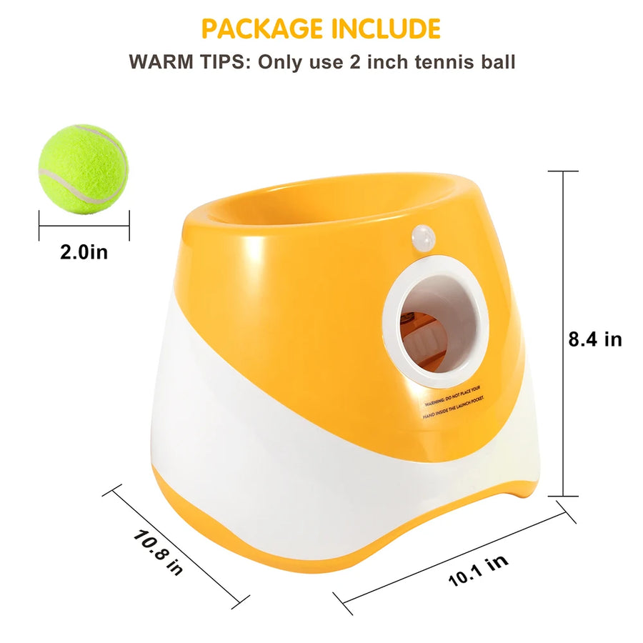 Ball Launcher Toy For Dogs Pet Products Dog Toys Keep Healthy Automatic Throw Pet 3 Distances Settings For Indoor Outdoor play