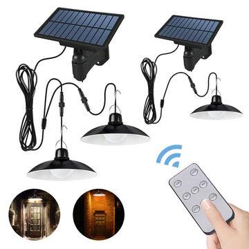 Outdoor & Indoor Split Solar Pendant Lamp