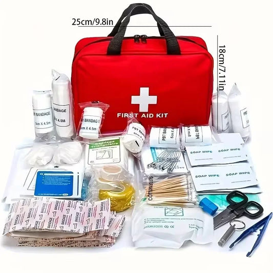 Car portable first aid kit – For Outdoor Hiking, Camping and Anywhere!