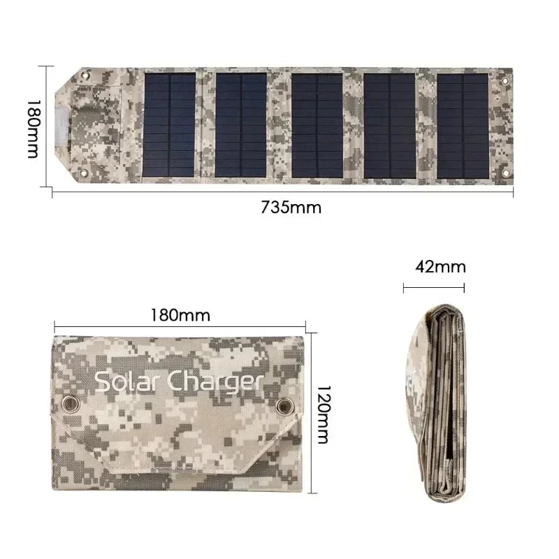 Solar Folding Bag: Portable Solar Charger for On-The-Go Adventures!