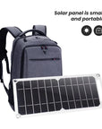 35W Solar Panel With USB Waterproof Outdoor Hiking And Camping Portable Battery Mobile Phone Charging Bank Charging Panel 6.8V