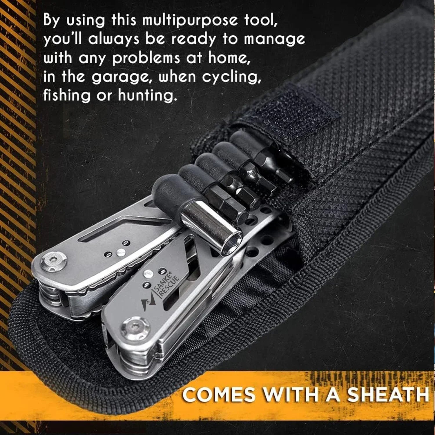 Multitool Pliers: For Survival Camping, Hunting, & Great Gift for Men!