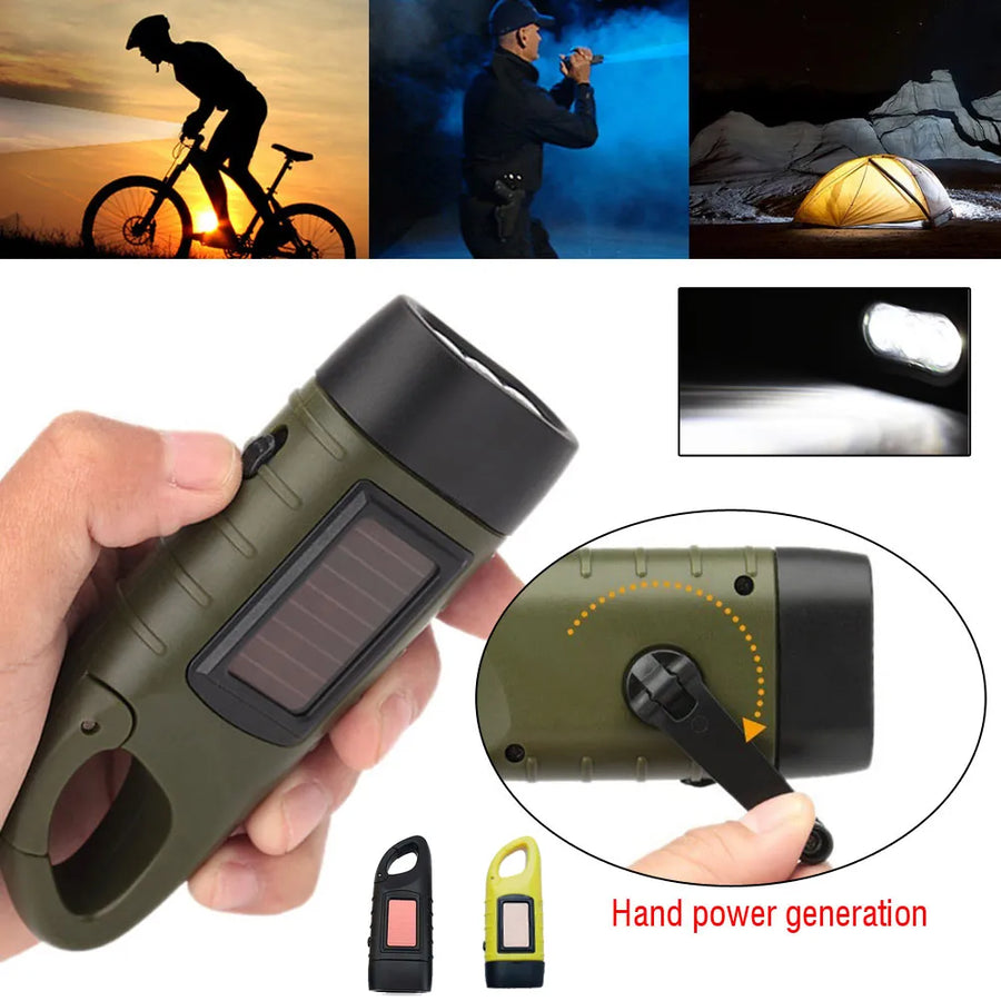 Solar LED Flashlight