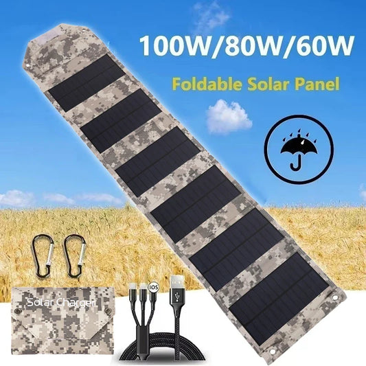 Solar Folding Bag: Portable Solar Charger for On-The-Go Adventures!