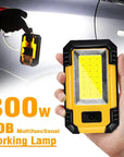 4000MaH Rechargeable Work Light 30W Super Bright COB Flashlight With Magnetic Portable Outdoor Power Bank Camping Emergency Lamp