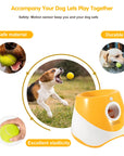 Ball Launcher Toy For Dogs Pet Products Dog Toys Keep Healthy Automatic Throw Pet 3 Distances Settings For Indoor Outdoor play