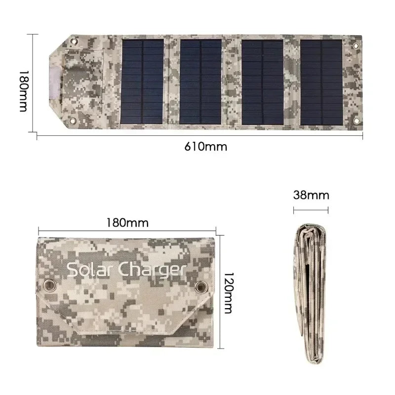 Solar Folding Bag: Portable Solar Charger for On-The-Go Adventures!