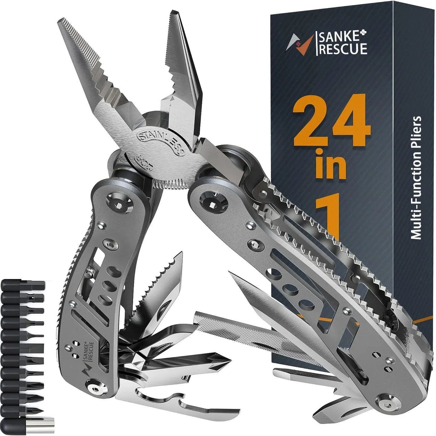 Multitool Pliers: For Survival Camping, Hunting, & Great Gift for Men!