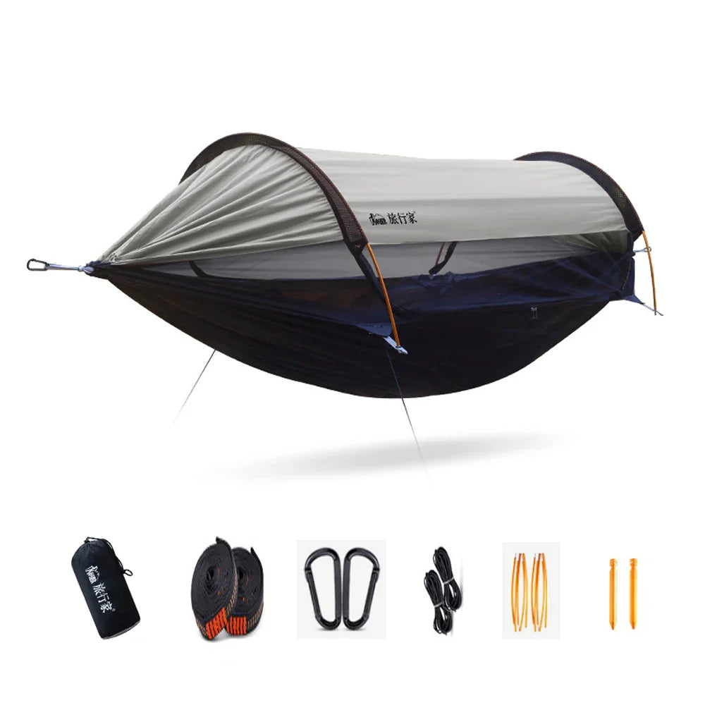 Portable Camping Mosquito Net Hammock – The Ultimate Outdoor Comfort!