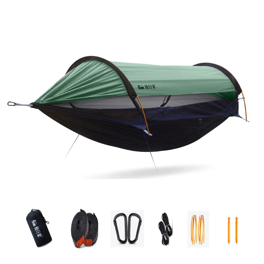 Portable Camping Mosquito Net Hammock – The Ultimate Outdoor Comfort!