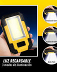 4000MaH Rechargeable Work Light 30W Super Bright COB Flashlight With Magnetic Portable Outdoor Power Bank Camping Emergency Lamp